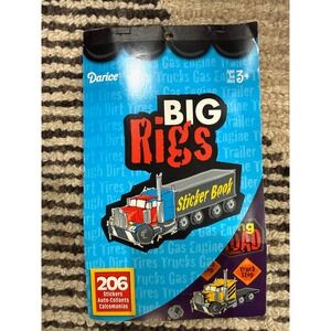 Darice‎ Big Rigs Truck Sticker Book 206 Stickers Kids Activity